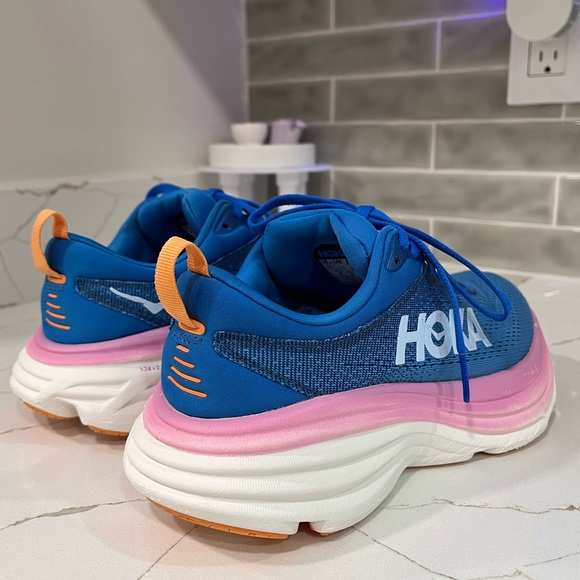 Hoka Bondi 8 Sneakers. Women’s Size 5 D. Color Coastal Sky - Picture 10 of 13